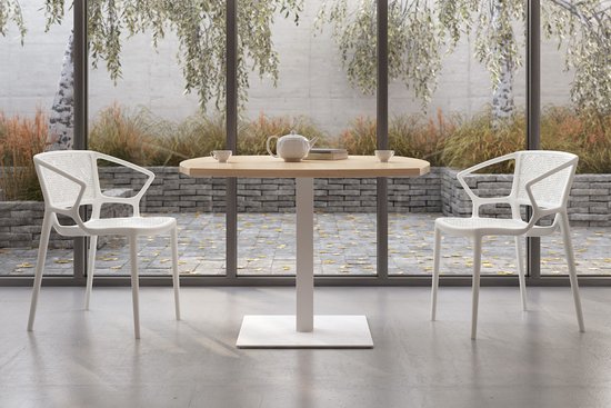 Florette chairs with Nosh table