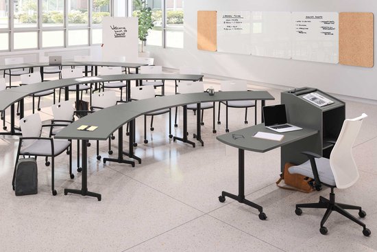 Learning - Lok T-base Training Tables and Instructor's Station with Knox and Proxy seating