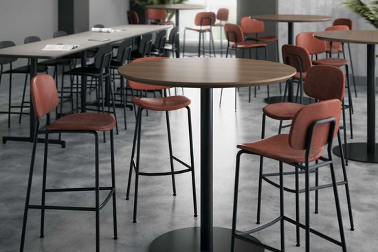 Bryn stools with Nosh bar height tables