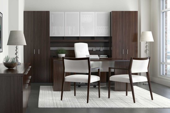 Vision Casegoods with Ramona Guest chairs